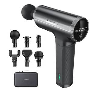 lot 9425 image: TaoTronics Massage Gun, Muscle Gun with Up To 10 H Battery Life, 3200rpmMin Vibrating Reach Deep Tissue, Ultra Quiet And Portable Percussion Massager Gun