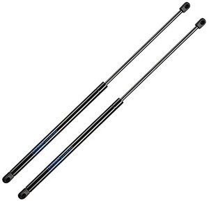 lot 9444 image: Rear Glass Struts Compatible with 1997-2006 Jeep Wrangler Shocks - Rear Glass WINDOW Replacement Strut - Gas Charged Lift Supports (Pair  2pc)