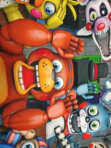 lot 8130 image: Five Nights at Freddys pillow cover 20x30 inches double sided super soft