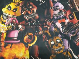 lot 8133 image: Five nights at Freddys pillow cover super soft double sided 20x30 inches