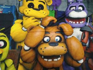 lot 8134 image: Five nights at Freddys pillow cover super soft double sided 20x30 inches