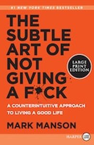 lot 8184 image: The Subtle Art of Not Giving a Fck paperback