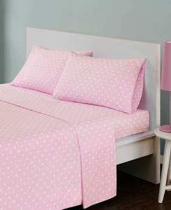 lot 1567 image: Mi Zone Polka Dot Cotton Sheet Set (Twin Size)
