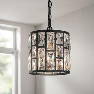 lot 1507 image: Crystal Pendant Light