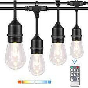 lot 1514 image: Dimmable LED Outdoor String Lights