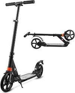 lot 1532 image: Hikole Kick Scooter w Adjustable Height Dual Suspension