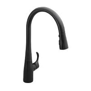 lot 1585 image: KOHLER Single-Handle Pull-Down Sprayer Kitchen Faucet