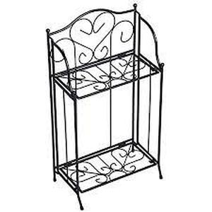 lot 1613 image: Yolafe 2-Tier Folding Plant Stand