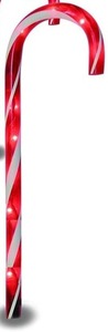lot 1630 image: Candycane Christmas Decor