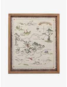 lot 1644 image: Open Road Winnie The Pooh Hundred Acre Wood Map