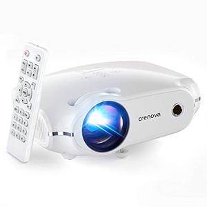 lot 3802 image: Crenova Mini Projector,1080P Supported Outdoor Movie Projector, 4500 Lux Portable Phone Projector for Home Theater with Max 200 Projection Size, Compatible with iPhone, Android, TV Stick, HDMI,USB