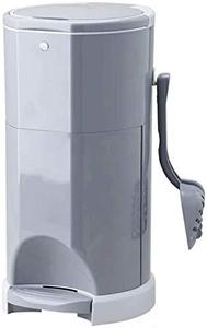 lot 3840 image: Litter Champ Premium Odor-Free Cat Litter Disposal System, Gray