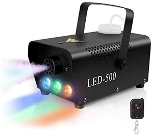 lot 5806 image: Fog Machine,Smoke Machine,500-Watt upstartech Portable Christmas Party Smoke Fog Machine with Wireless Remote Control for Wedding Theater Halloween Club DJ Effect (Style1) (Style1)