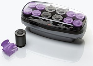 lot 5813 image: Conair Jumbo and Super Jumbo Ceramic Hot Rollers, Bonus Super Clips Included (Amazon Exclusive)