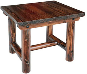 lot 5833 image: Char-log end table