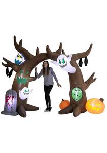 lot 5838 image: Inflatable 8 FT Scary Tree Archway Decor