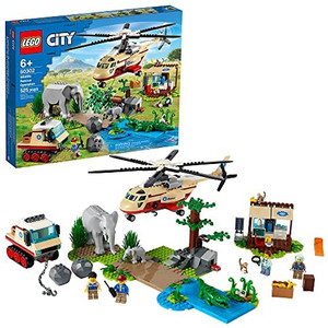lot 5839 image: LEGO City Wildlife Rescue Operation 60302 Building Kit Creative Toy Best Gifts for Kids New 2021 (525 Pieces)