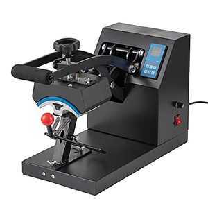 lot 5853 image: SHZOND Hat Heat Press Machine 3.15x5.5 Inch Clamshell Design Hat Press Sublimation Digital Heat Press Machine for Hats Caps (hat Press)