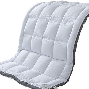 lot 5859 image: SUFUEE Mattress Topper Twin & Mattress Pad Protector - Quality Plush Luxury Down Alternative Pillow Top -  2inch Extra Thick Mattress Cover��39����x75����