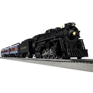 lot 5861 image: Lionel O Scale The Polar Express with Remote and Bluetooth Capability Electric Powered Model Train Set