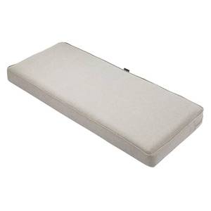 lot 5869 image: Classic Accessories Montlake FadeSafe Water-Resistant Patio BenchSettee Cushion, 42 x 18 x 3 inch, Heather Grey
