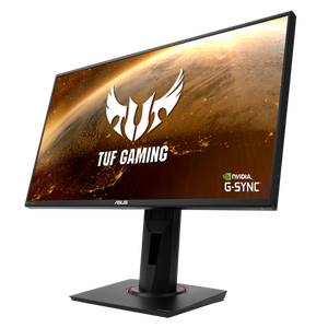 lot 7358 image: TUF Gaming VG259Q Gaming Monitor �� 25 inch (24.5 inch viewable) Full HD (1920x1080), 144Hz, IPS, G-Sync compatible, Extreme Low Motion Blur��, Adaptive-sync, 1ms (MPRT)