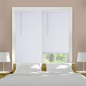 lot 7398 image: LOTUS & WINDOWARE MLX2264WH 1 Cordless Vinyl Mini Blind, 22 x 64, White