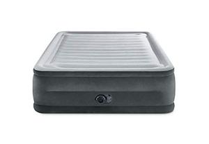 lot 7413 image: Intex Comfort Plush Elevated Dura-Beam Airbed with Internal Electric Pump, Bed Height 22, Queen