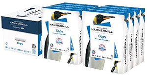 lot 7416 image: Hammermill Printer Paper, 20 Lb Copy Paper, 8.5 x 11 - 8 Ream (4,000 Sheets) - 92 Bright, Made in the USA