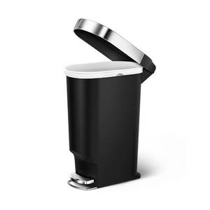 lot 8389 image: simplehuman 40L Plastic Slim Trash Can - No Lid