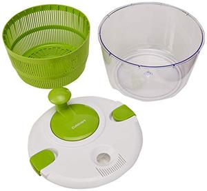 lot 8408 image: Cuisinart Salad Spinner, Green and White, 5 Quart