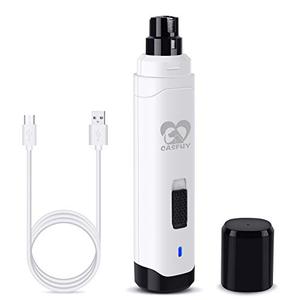 lot 8416 image: Casfuy Dog Nail Grinder Upgraded - Professional 2-Speed Electric Rechargeable Pet Nail Trimmer Painless Paws Grooming & Smoothing for Small Medium Large Dogs & Cats (White)