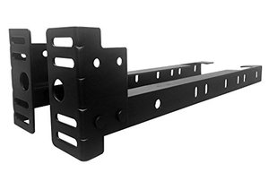 lot 8417 image: Kings Brand Furniture Bed Frame Footboard Extension Brackets Set Attachment Kit - TwinFullQueenKing
