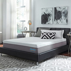 lot 8430 image: Slumber Solutions Choose Your Comfort 12-inch Queen-size Gel Memory Foam Mattress