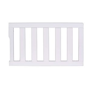 lot 8435 image: Dream On Me Universal Convertible Crib Toddler Guard Rail, White