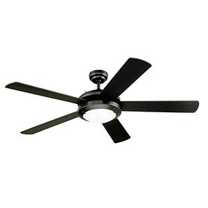 lot 8471 image: Westinghouse Lighting 7224200 Comet Indoor Ceiling Fan with Light, Matte Black