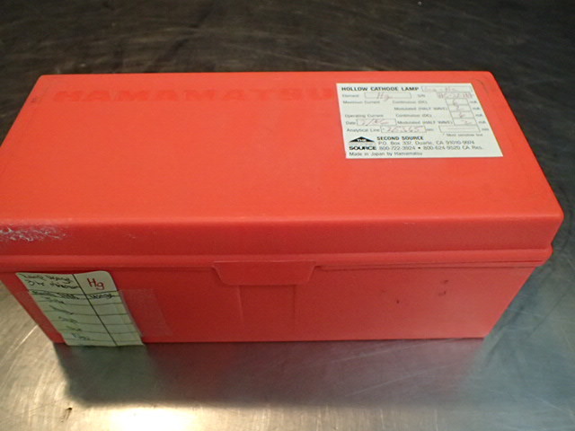 lot 158 image: Hollow Cathode Lamp No. HC-20Hg