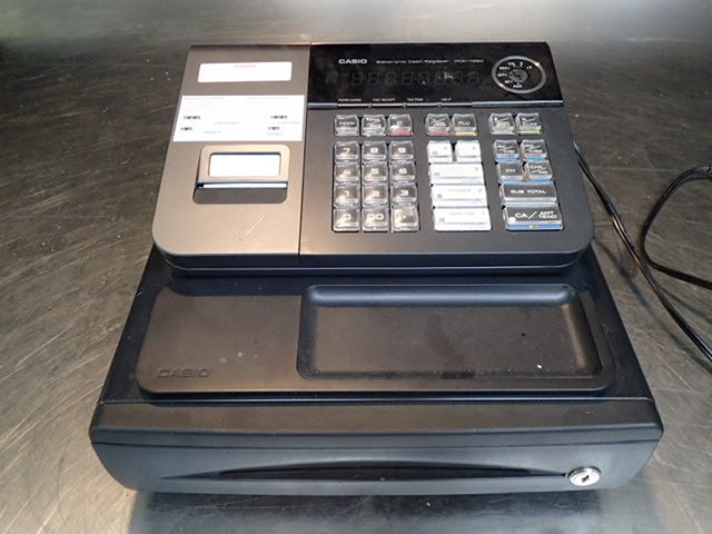 lot 190 image: Casio PCR-T280 Cash Register with Cash Drawer