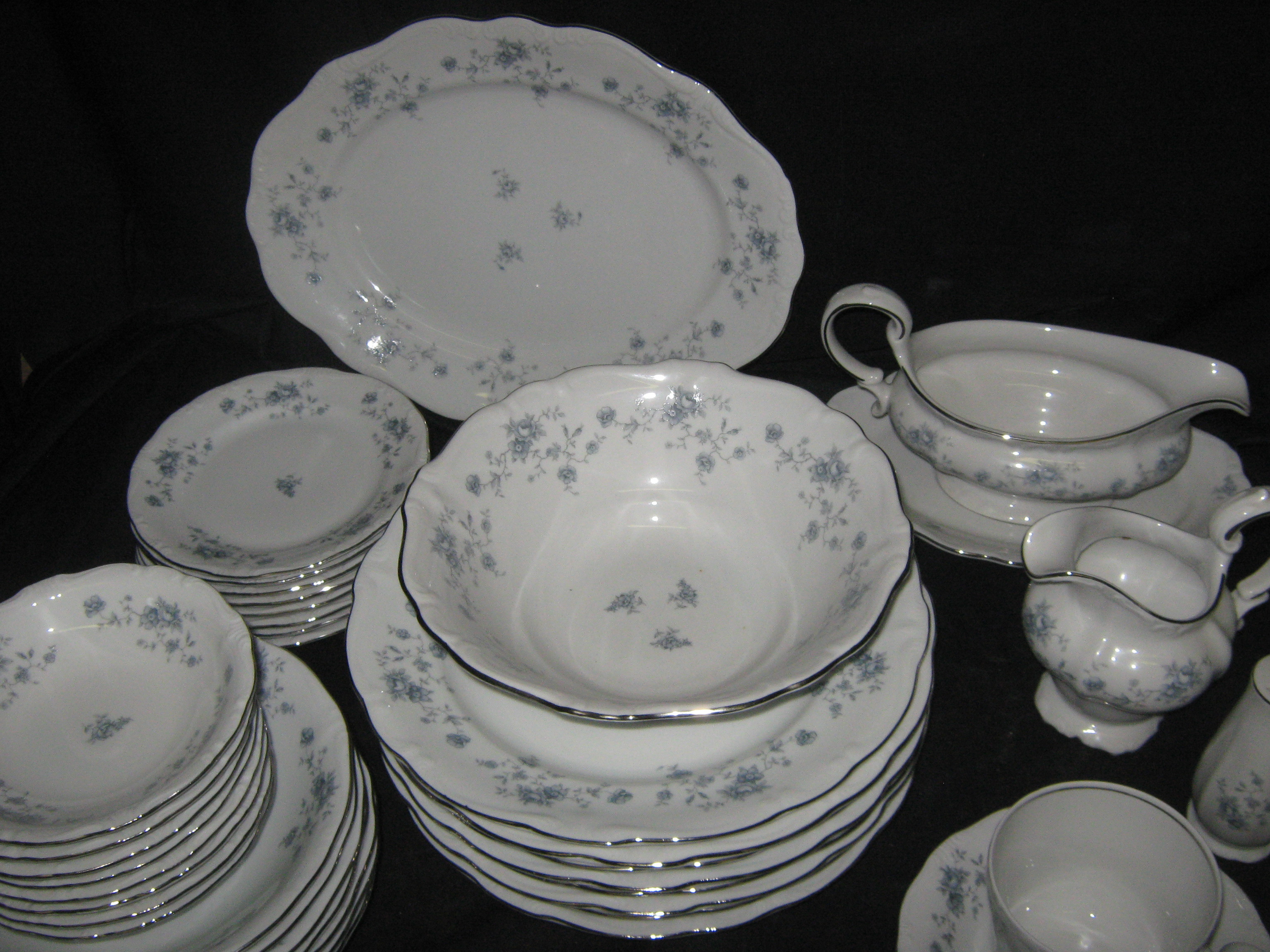 51 pc. Lot of Johann Haviland, Bavaria Germany Dishes dinner plates