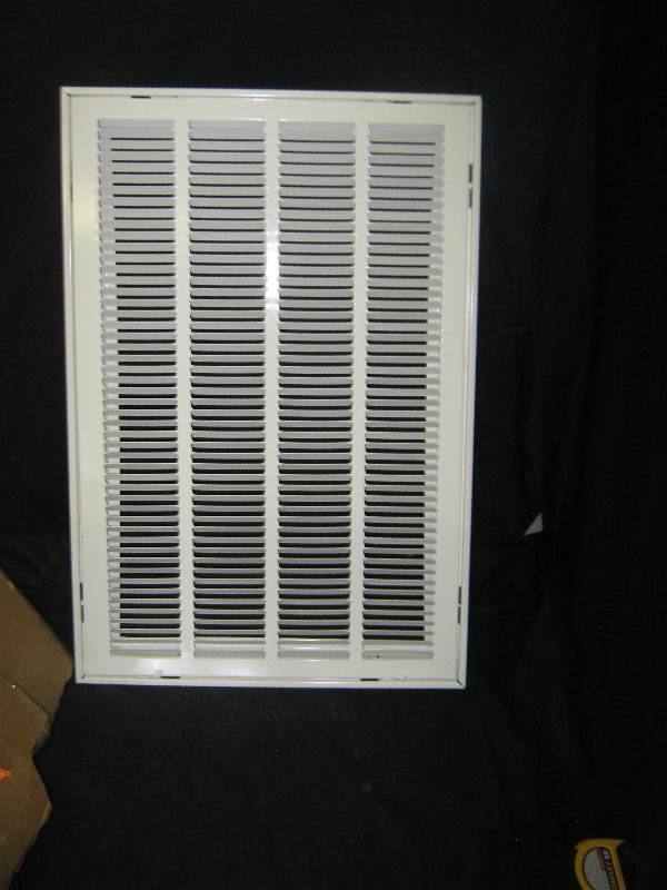 Ameriflow 16 x 25 Ceiling or wall return vent cover, white ...