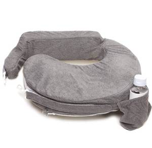 lot 3075 image: My Brest Friend Nursing Pillow Deluxe � Machine Washable Breastfeeding Cushion Cover, Evening (Dark Grey)