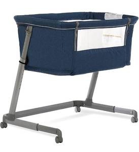 lot 3111 image: Dream On Me Waves Bassinet and Bedside Sleeper & Playard, Blue, Mattress Not Included