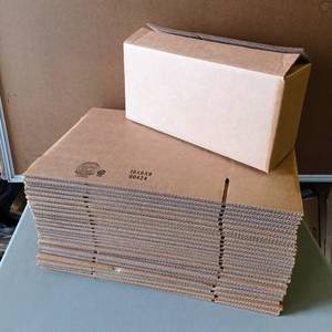 lot 8238 image: Lot of 26 Doublewall Boxes - 18 W x 6 D x 8 H