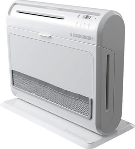 lot 8314 image: Black & Decker - 6-sheet Hanging, or Standing, Crosscut Paper Shredder - White - ModelBD-HS600  Appears New, Tested