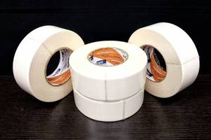 lot 8317 image: Lot of 4 - Shurtape PC-600 General Purpose Grade Duct Tape - Each Roll is 1.88 in. x 60.1 yds. - 240.4 Yards Total - (White)