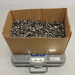 lot 8322 image: 45 Pound Box of Nuts - Measurement in Photos - Unsure of Size (Appears to be all the same size)