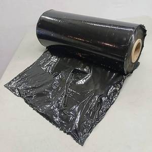 lot 8327 image: Black Stretch Cling Wrap - 20 inch x Approximately 1000 Feet