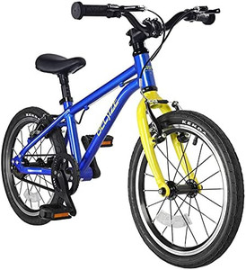 lot 3132 image: BELSIZE 16-Inch Belt-Drive Kids Bike, Lightweight Aluminium Alloy Bicycle (only 12.57 lbs) for 3-7 Years Old - Retail $339