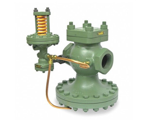 lot 4014 image: Spence Type E Main Valve and Spence Type D Pressure Reducing Pilot Valve
