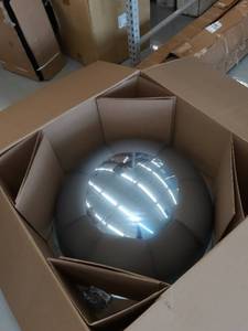 lot 24886 image: 36in Hanging Dome Mirror